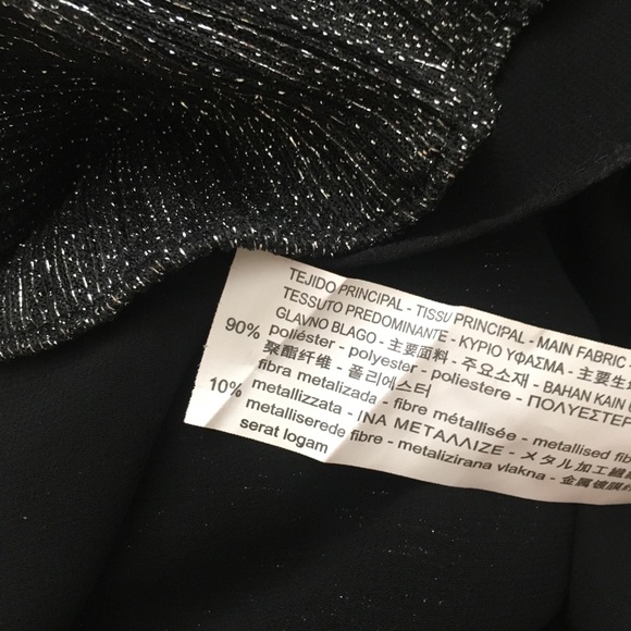 Zara | Metallic Thread Halter Dress - Picture 6 of 6